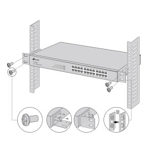 RACKMOUNT Kit-13 Kit De Montage Pour Switches 13 Pouces
